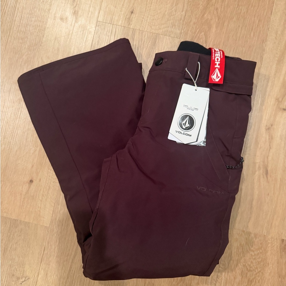 Volcom kids Dark Burgundy snow pants